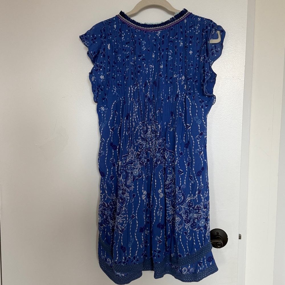 Poupette st barths dress cover up XS blue - Picture 4 of 4
